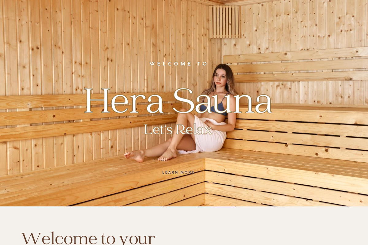 Hera Sauna Website
